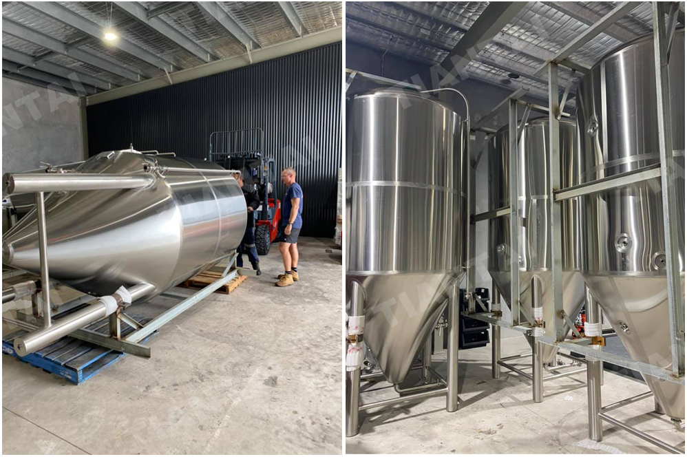 20 hl automated beer brewing system arrived in Australia